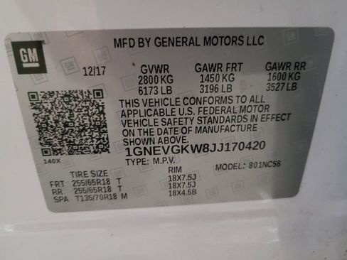 Used 2018 Chevrolet Traverse LT AWD/4WD image 33