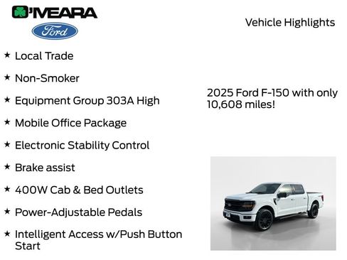 Used 2025 Ford F150 XLT w/ Equipment Group 303A High image 8