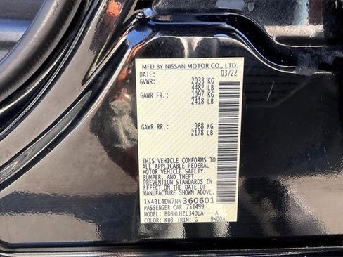 Certified 2022 Nissan Altima 2.5 SV image 32