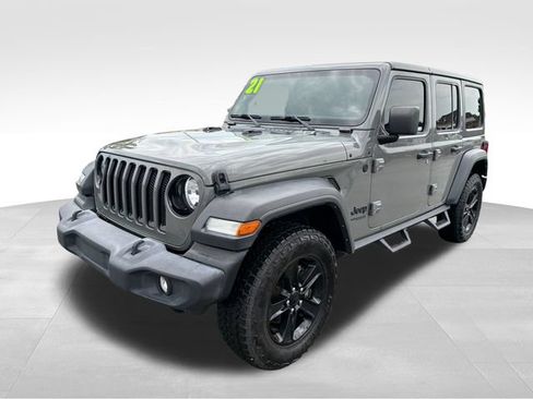 Used 2021 Jeep Wrangler Unlimited Sport AWD/4WD image 3