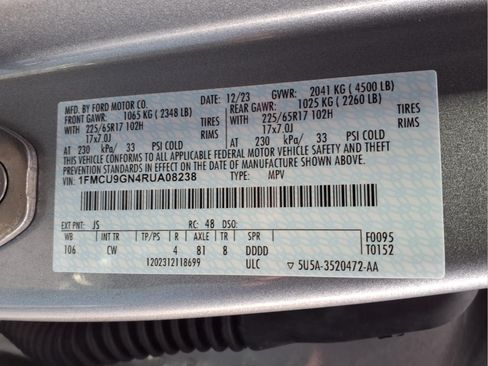 Used 2024 Ford Escape Active w/ Tech Pack #2 AWD/4WD image 25