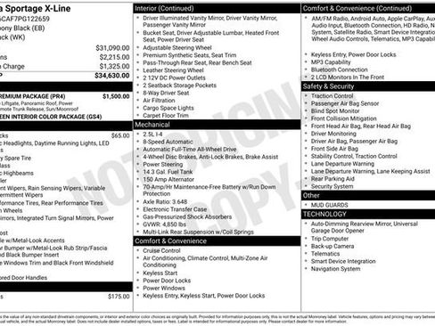 Certified 2023 Kia Sportage X-Line w/ X-Line Premium Package image 32