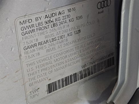 Used 2017 Audi A4 2.0T allroad Premium w/ Audi MMI Navigation Plus image 34