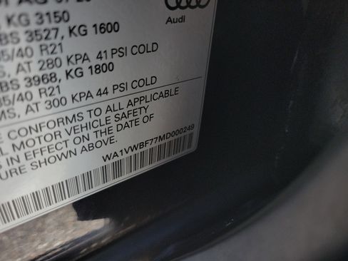 Used 2021 Audi SQ7 Prestige w/ Prestige Package image 38