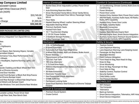 Certified 2024 Jeep Compass Limited AWD/4WD image 41