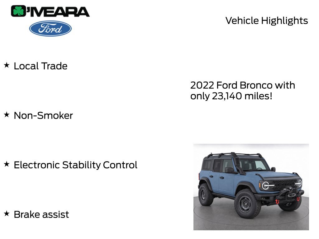 Used 2022 Ford Bronco Everglades AWD/4WD image 7