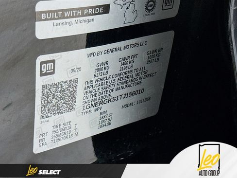 Used 2026 Chevrolet Traverse LT w/ LPO, Floor Liner Package FWD image 36
