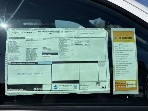 New 2026 Chevrolet Silverado 3500 W/T w/ WT Convenience Package image 16