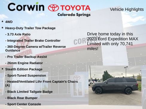 Used 2023 Ford Expedition Max Limited AWD/4WD image 7