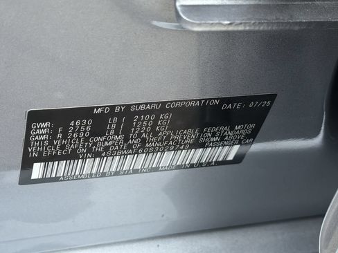 Certified 2025 Subaru Legacy Premium AWD/4WD image 34