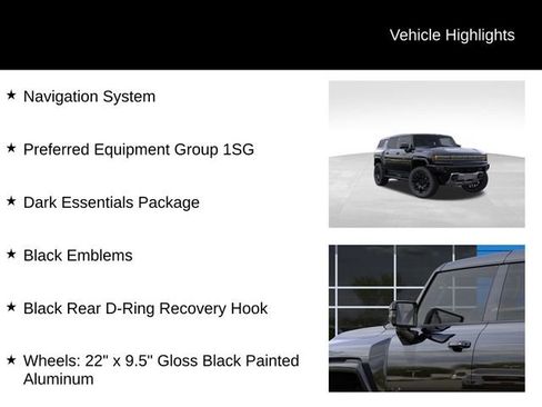 New 2025 GMC Hummer EV 3X w/ LPO, Dark Essentials Package image 8