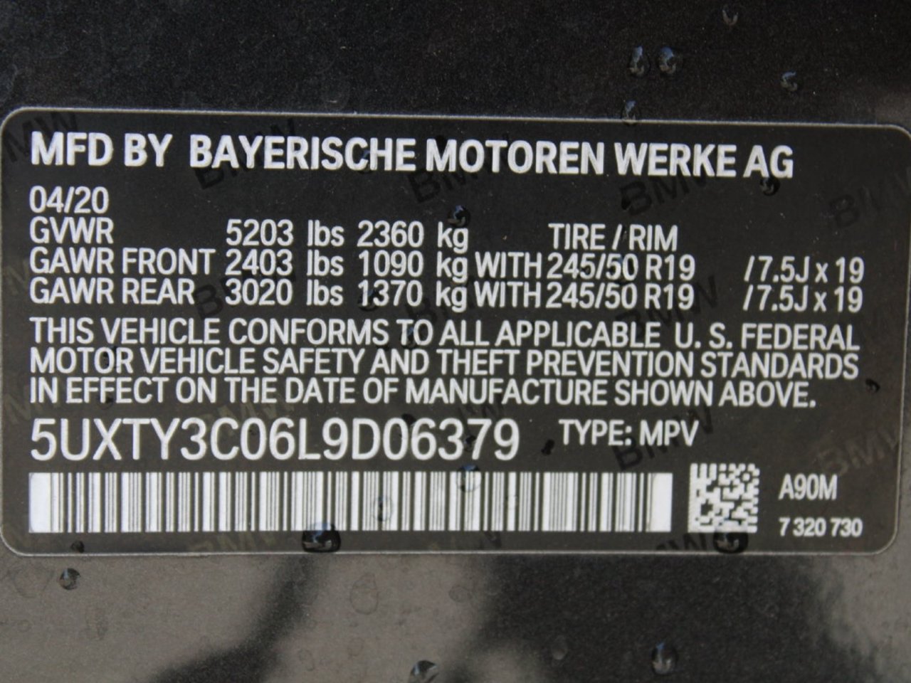 Used 2020 BMW X3 sDrive30i w/ M Sport Package 2 RWD image 24