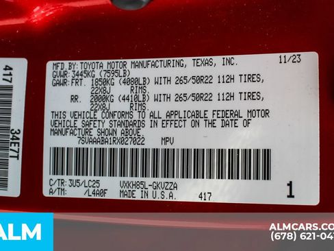 Used 2024 Toyota Sequoia Capstone AWD/4WD image 41