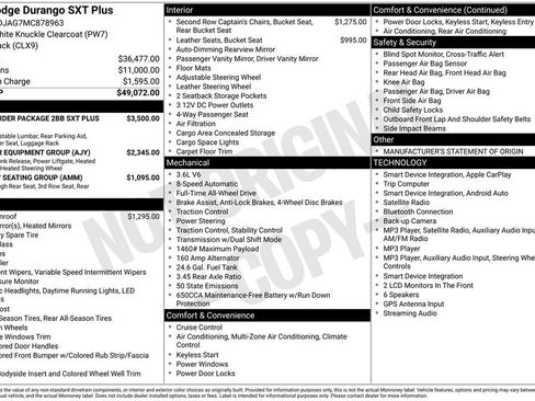 Used 2021 Dodge Durango SXT AWD/4WD image 37
