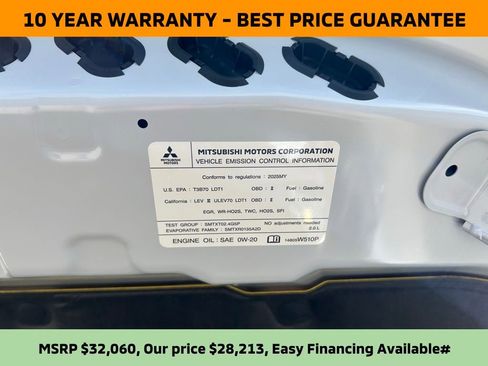 New 2025 Mitsubishi Outlander Sport AWD image 97