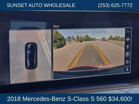 Used 2018 Mercedes-Benz S 560 Sedan w/ Premium Package image 40