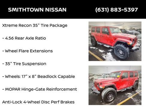 Used 2022 Jeep Wrangler Unlimited Rubicon w/ Xtreme Recon 35" Tire Package image 8