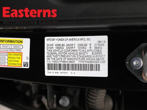 Used 2019 Honda Accord EX image 34
