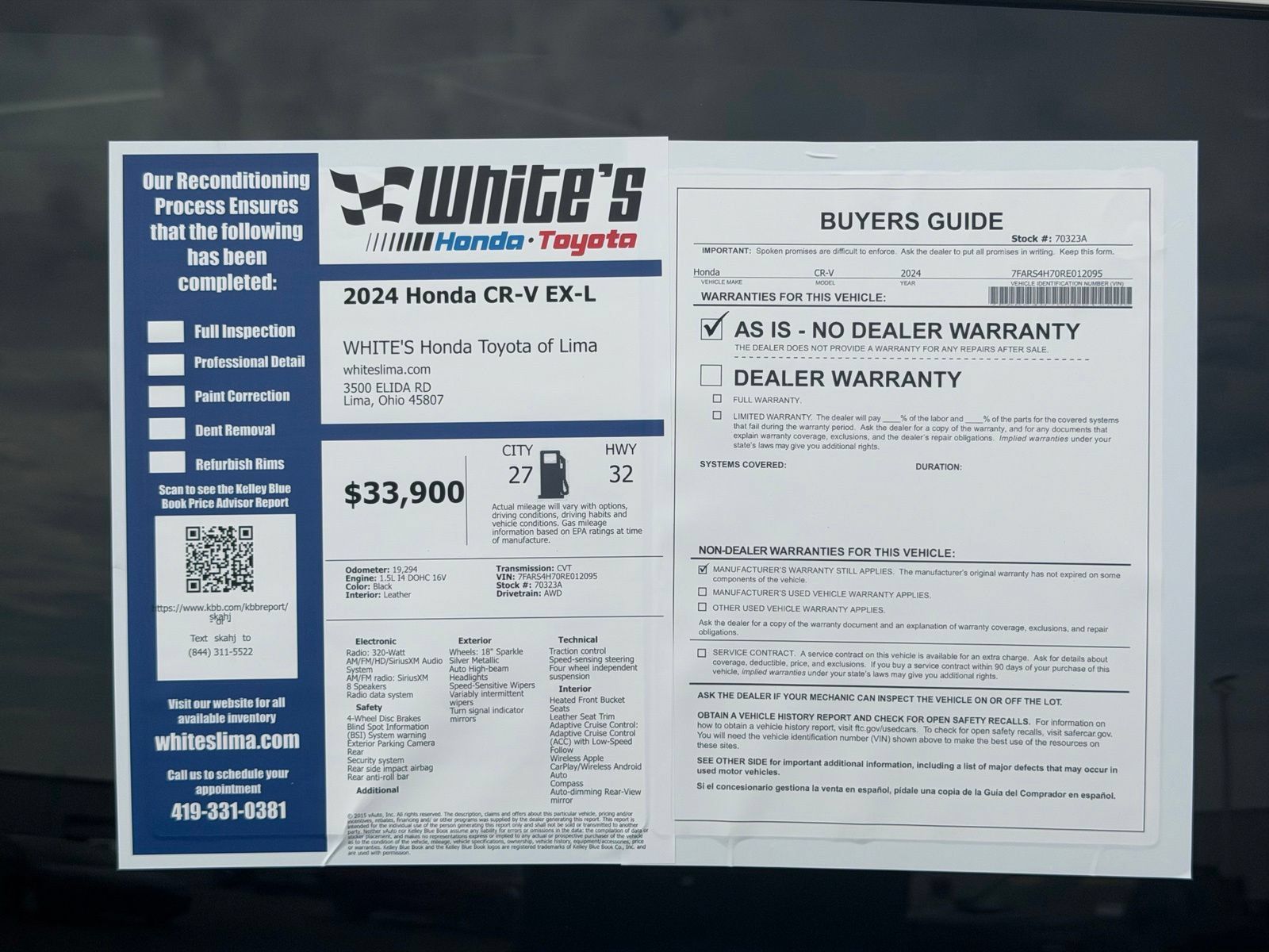 Used 2024 Honda CR-V EX-L image 33