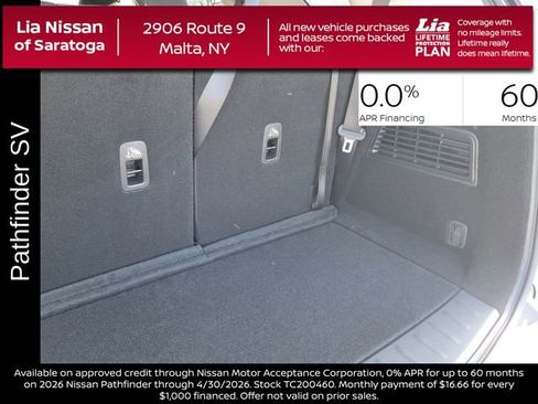 New 2026 Nissan Pathfinder SV AWD/4WD image 35