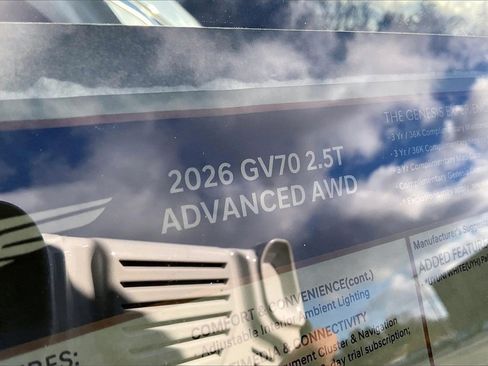 New 2026 Genesis GV70 2.5T Advanced image 8