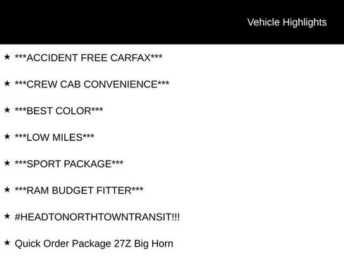 Used 2021 RAM 1500 Big Horn AWD/4WD image 1