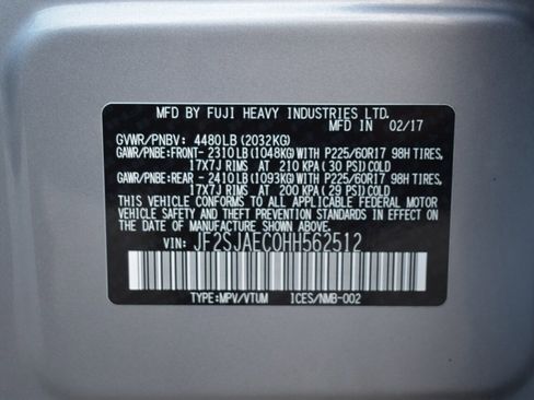 Used 2017 Subaru Forester 2.5i Premium w/ Protection Package #1 image 32