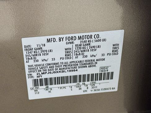 Used 2019 Lincoln Nautilus FWD image 46