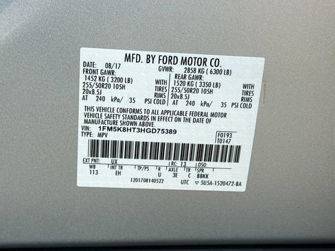 Used 2017 Ford Explorer Platinum AWD/4WD image 39