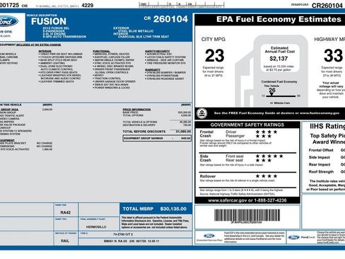 Used 2012 Ford Fusion SEL image 28