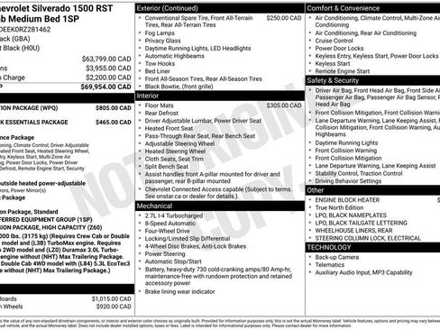 Used 2024 Chevrolet Silverado 1500 RST w/ Protection Package AWD/4WD image 32