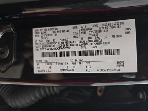 Used 2019 Ford F150 Lariat w/ Equipment Group 502A Luxury RWD image 30