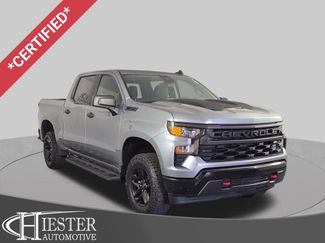 Certified 2024 Chevrolet Silverado 1500 Custom Trail Boss w/ LPO, Dark Essentials Package AWD/4WD 360° Tour