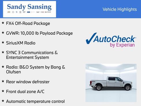 Used 2021 Ford F250 Platinum w/ FX4 Off-Road Package AWD/4WD image 7