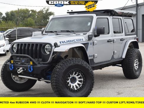 Used 2021 Jeep Wrangler Unlimited Rubicon 4xe image 1