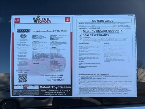 Used 2020 Volkswagen Tiguan SEL w/ 3rd Row Seat Package image 43