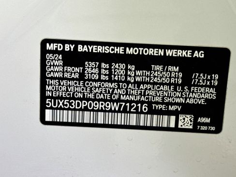 Used 2024 BMW X3 xDrive30i w/ Convenience Package image 31