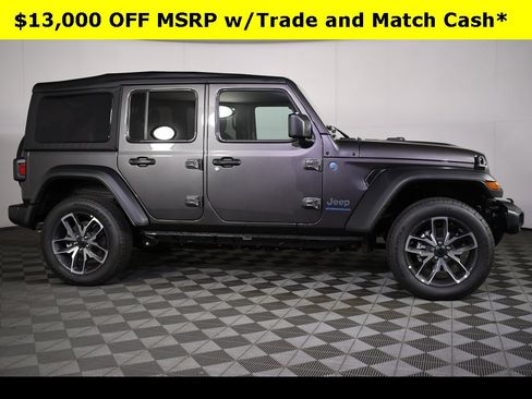 New 2025 Jeep Wrangler Unlimited Sport S 4xe w/ Convenience Group image 1