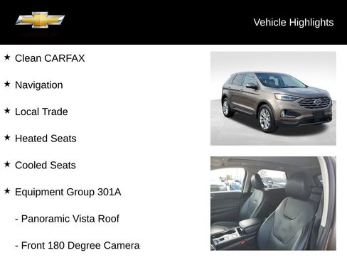 Used 2019 Ford Edge Titanium w/ Equipment Group 301A image 17