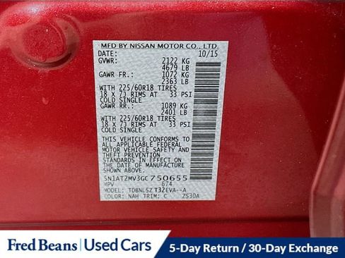 Used 2016 Nissan Rogue SL w/ SL Premium Package image 35