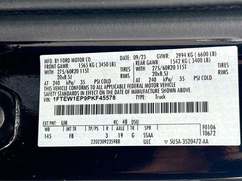 Certified 2023 Ford F150 XLT w/ Equipment Group 302A High image 36