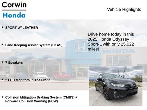 Used 2025 Honda Odyssey Sport-L image 6