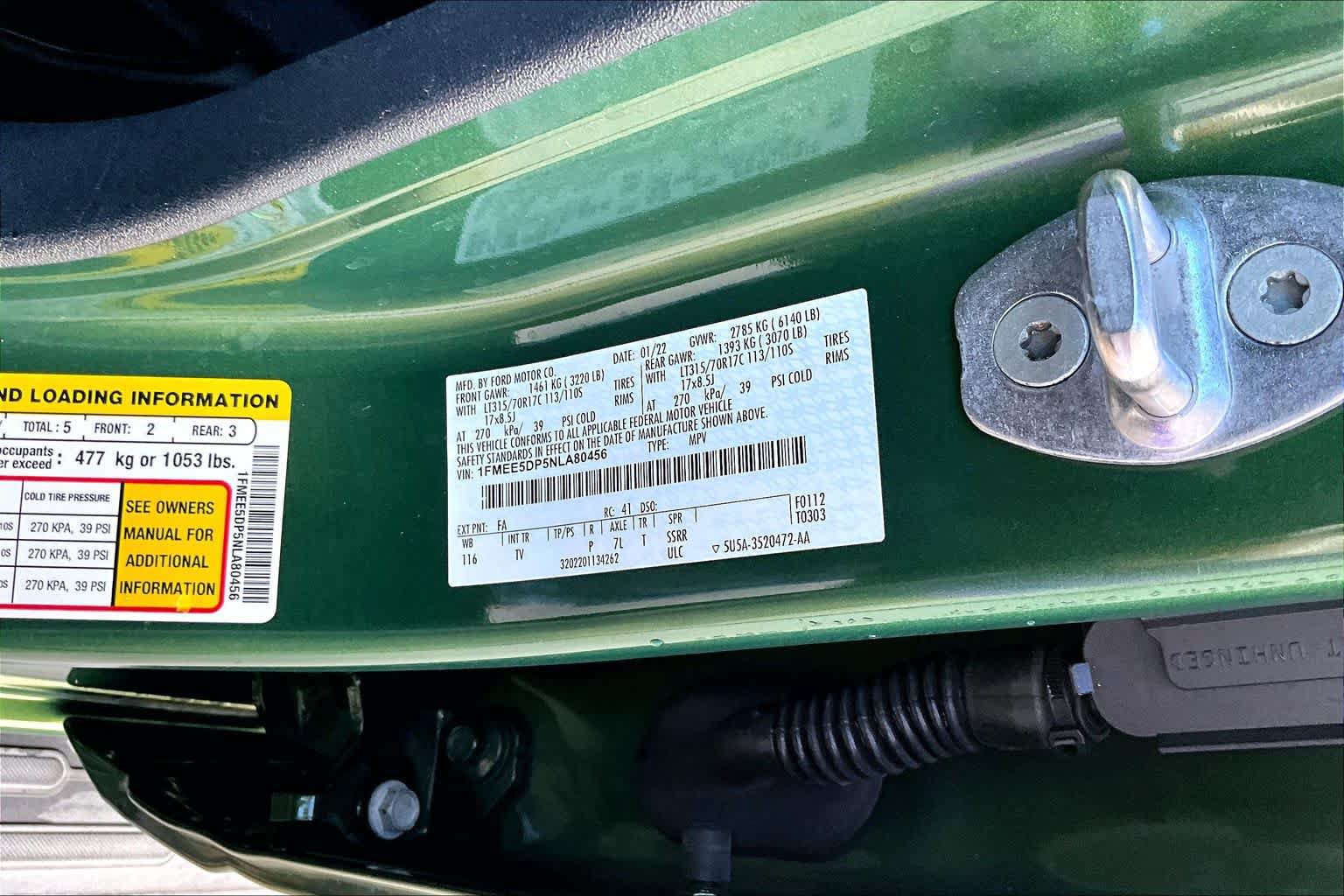 Certified 2022 Ford Bronco Wildtrak AWD/4WD image 33