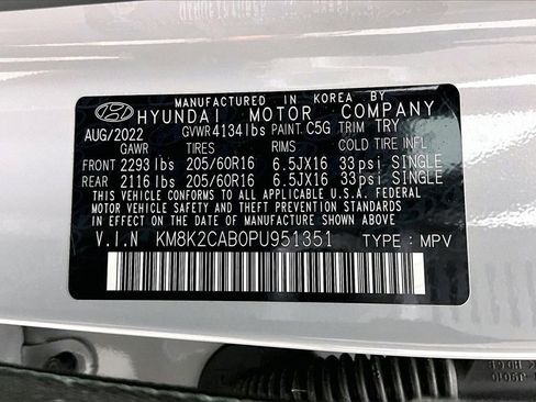 Certified 2023 Hyundai Kona SE w/ Cargo Package image 32