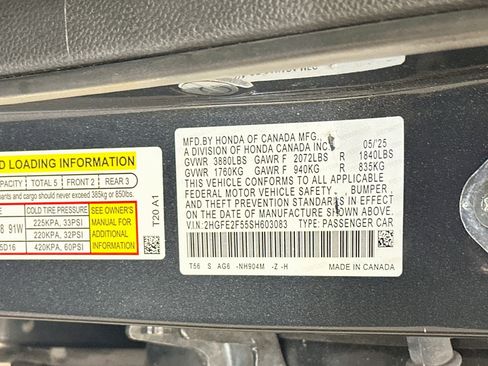 Used 2025 Honda Civic Sport image 12
