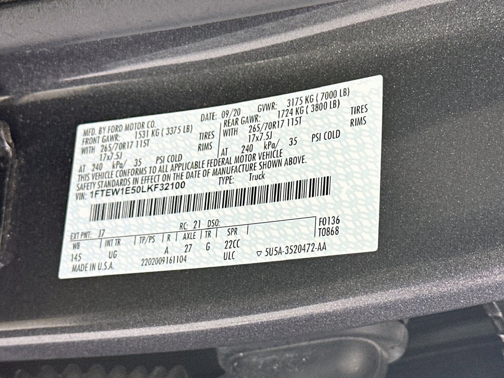 Used 2020 Ford F150 XLT AWD/4WD image 36