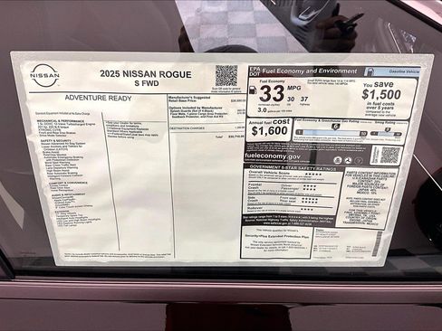 New 2025 Nissan Rogue S image 69
