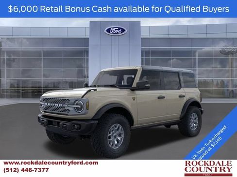 New 2025 Ford Bronco Badlands AWD/4WD image 1