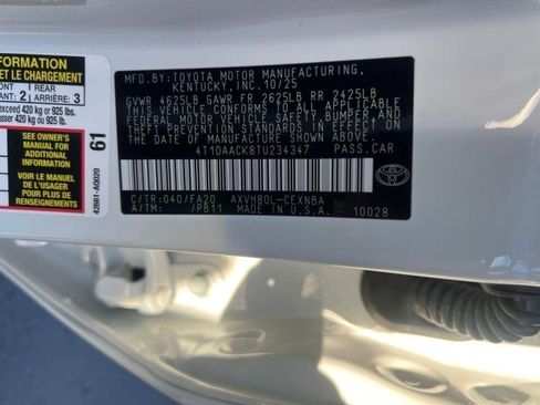 New 2026 Toyota Camry LE FWD image 25