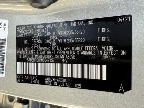 Used 2021 Toyota Highlander Platinum AWD/4WD image 31